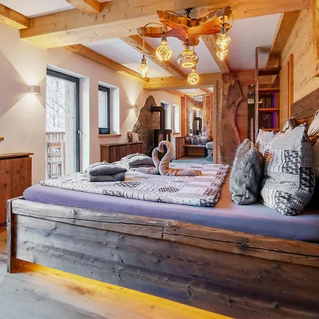 Bergromantik Harmonie Mit Sauna, Whirlpool Und Bergblick Marktschellenberg