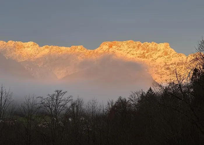 Bergromantik Harmonie Mit Sauna, Whirlpool Und Bergblick Marktschellenberg