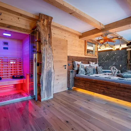 شقة Bergromantik Harmonie Mit Sauna, Whirlpool Und Bergblick *